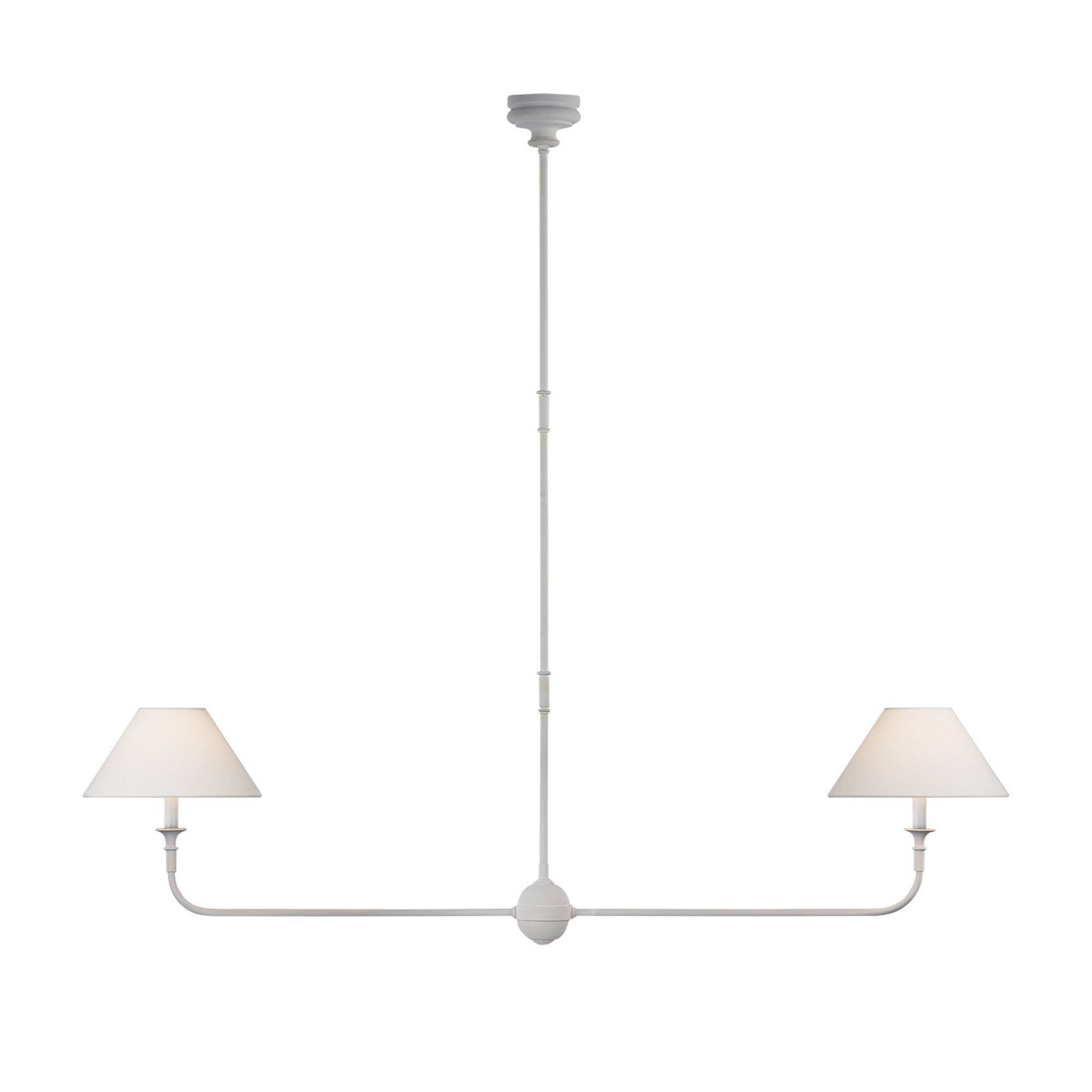 Thomas O'Brien Piaf Large Two-Light Linear Pendant gallery detail image