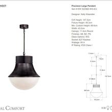 Visual Comfort Kelly Wearstler Precision Large Pendant gallery detail image