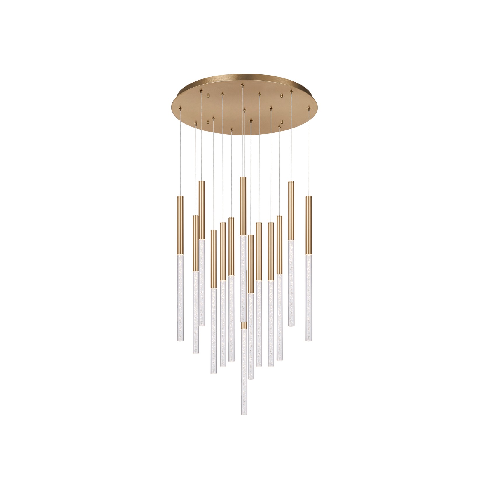Rhea 14 Light Pencil Drop Pendant Light gallery detail image