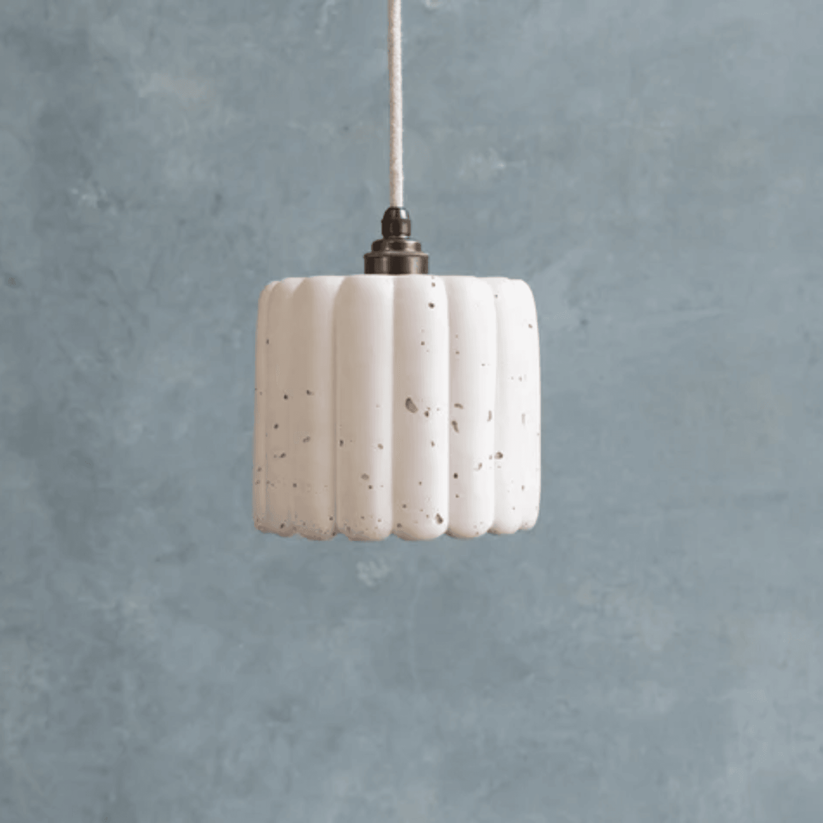 Ribbed Crete Pendant gallery detail image