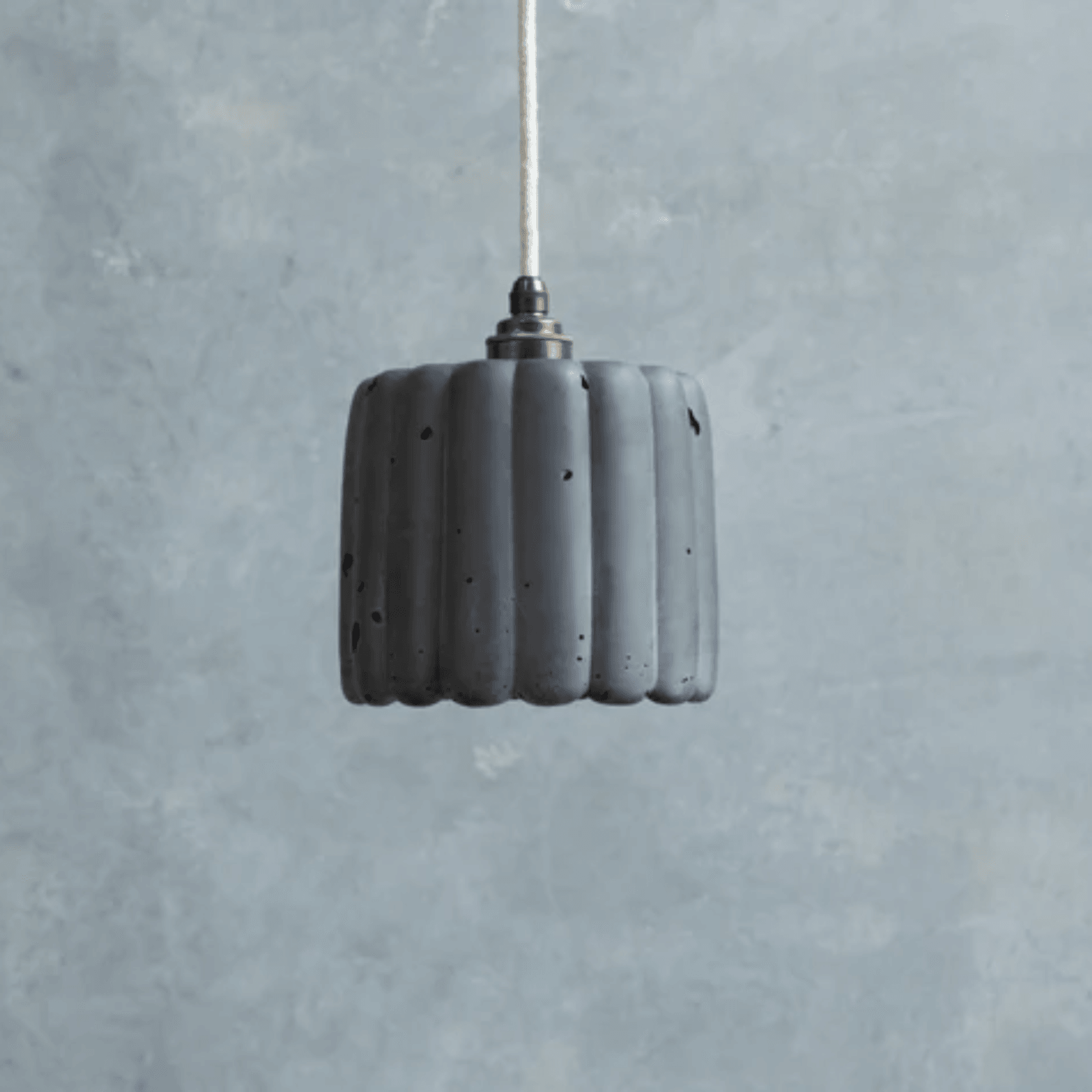 Ribbed Crete Pendant gallery detail image