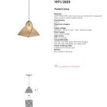 Abete Pendant Light by DePadova gallery detail image