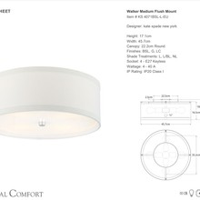 Kate Spade Walker Ceiling Pendant – Medium gallery detail image