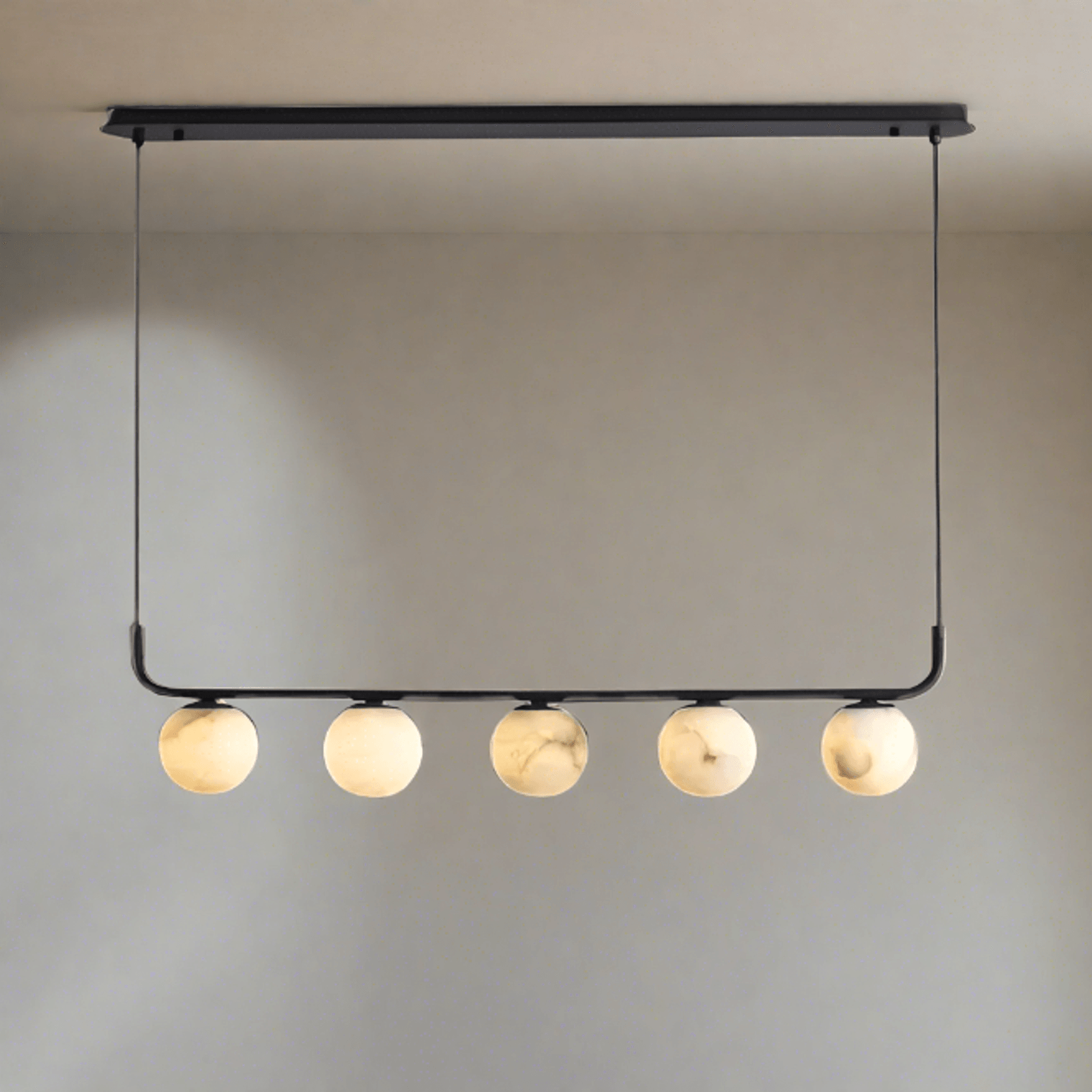 Zara Marble Linear Pendant gallery detail image