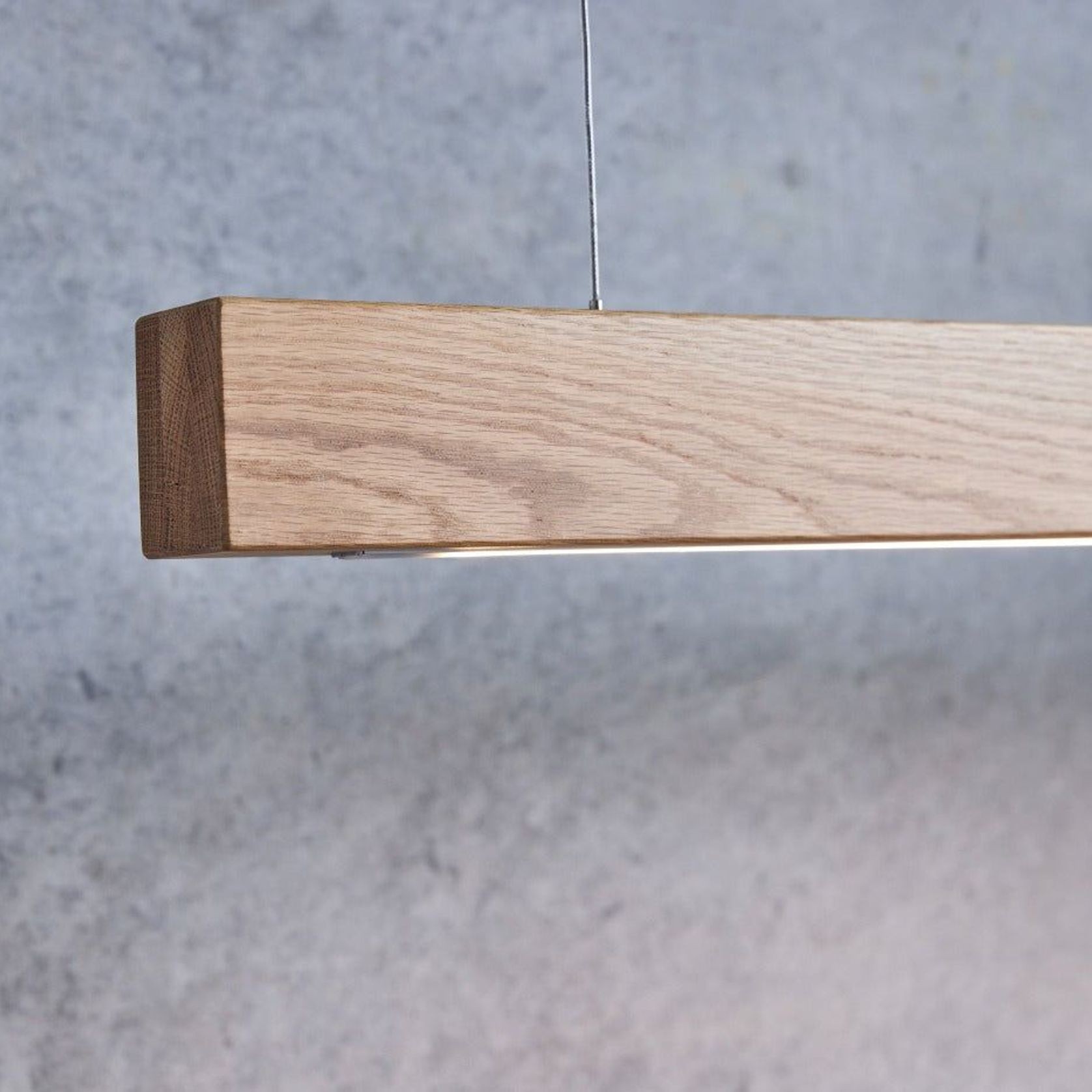 Capsühl Linear LED Pendant Oak gallery detail image