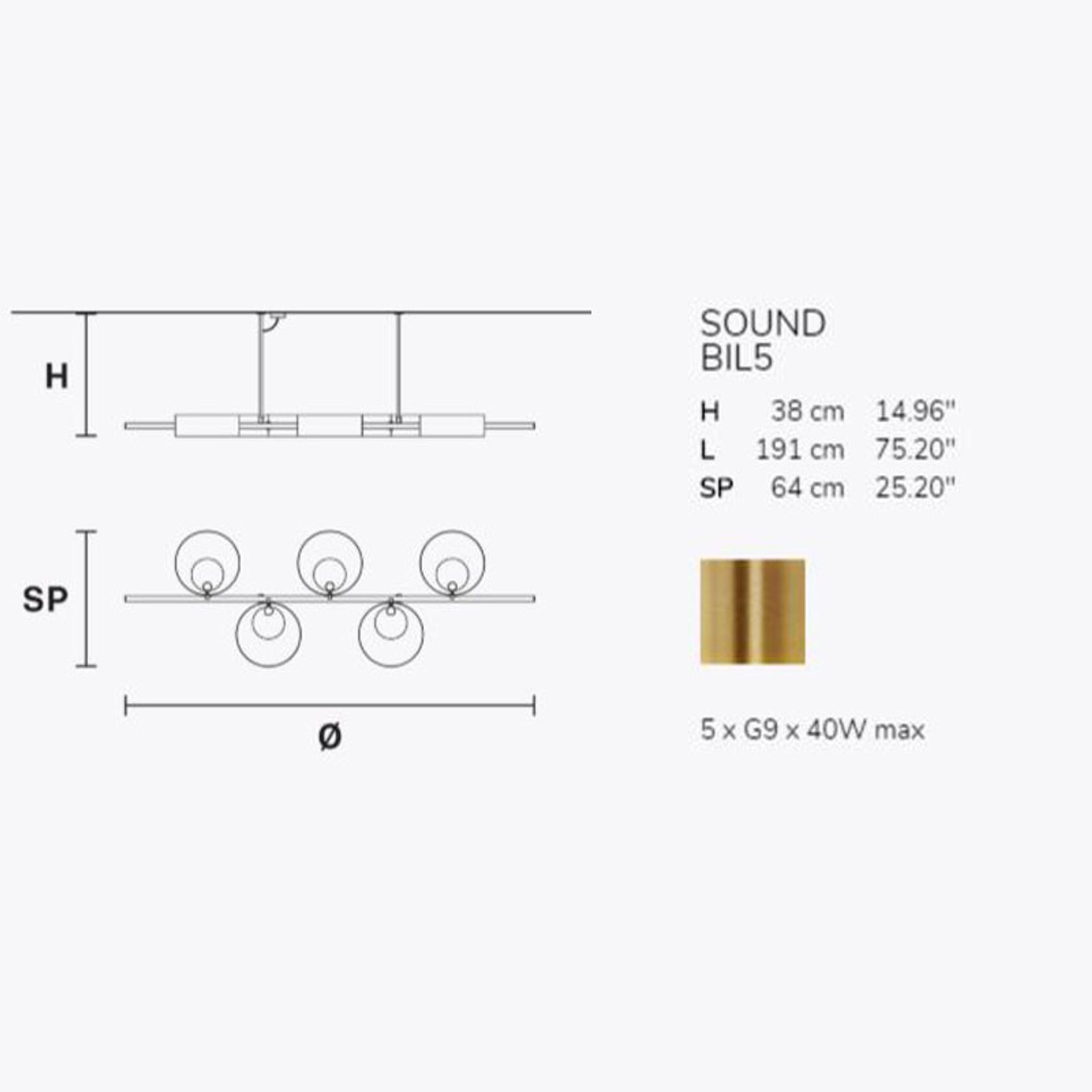 Sound Bil5 | Pendant gallery detail image