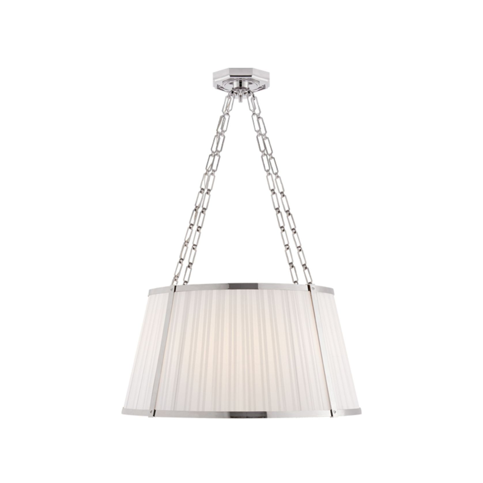 Windsor Large Hanging Shade – Nickel gallery detail image