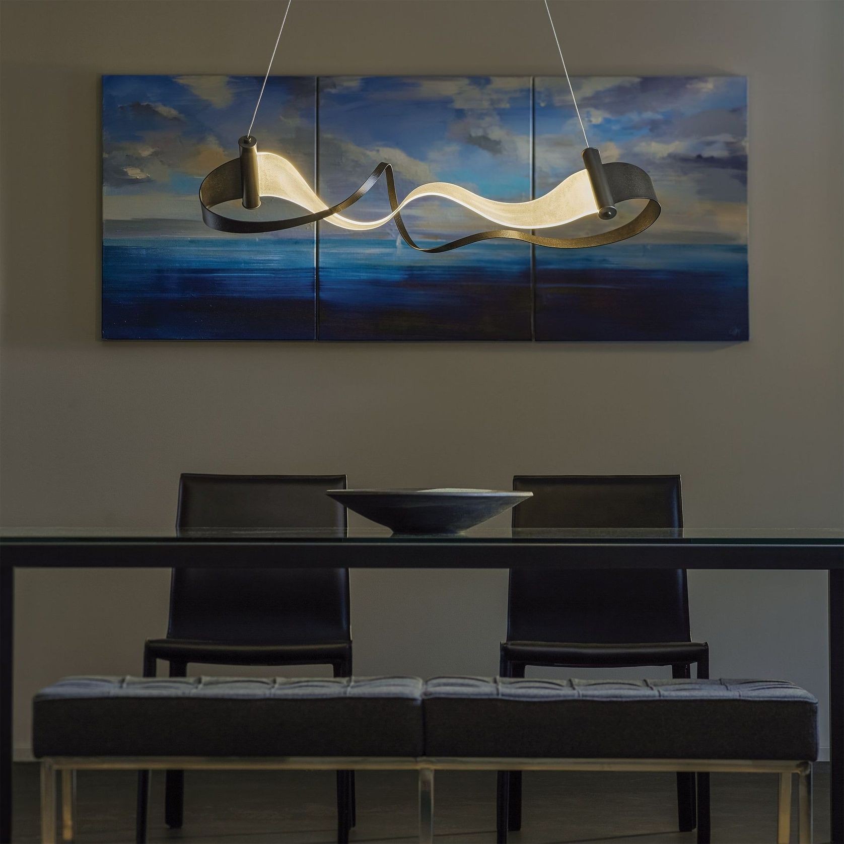 Zephyr LED 1L Pendant gallery detail image