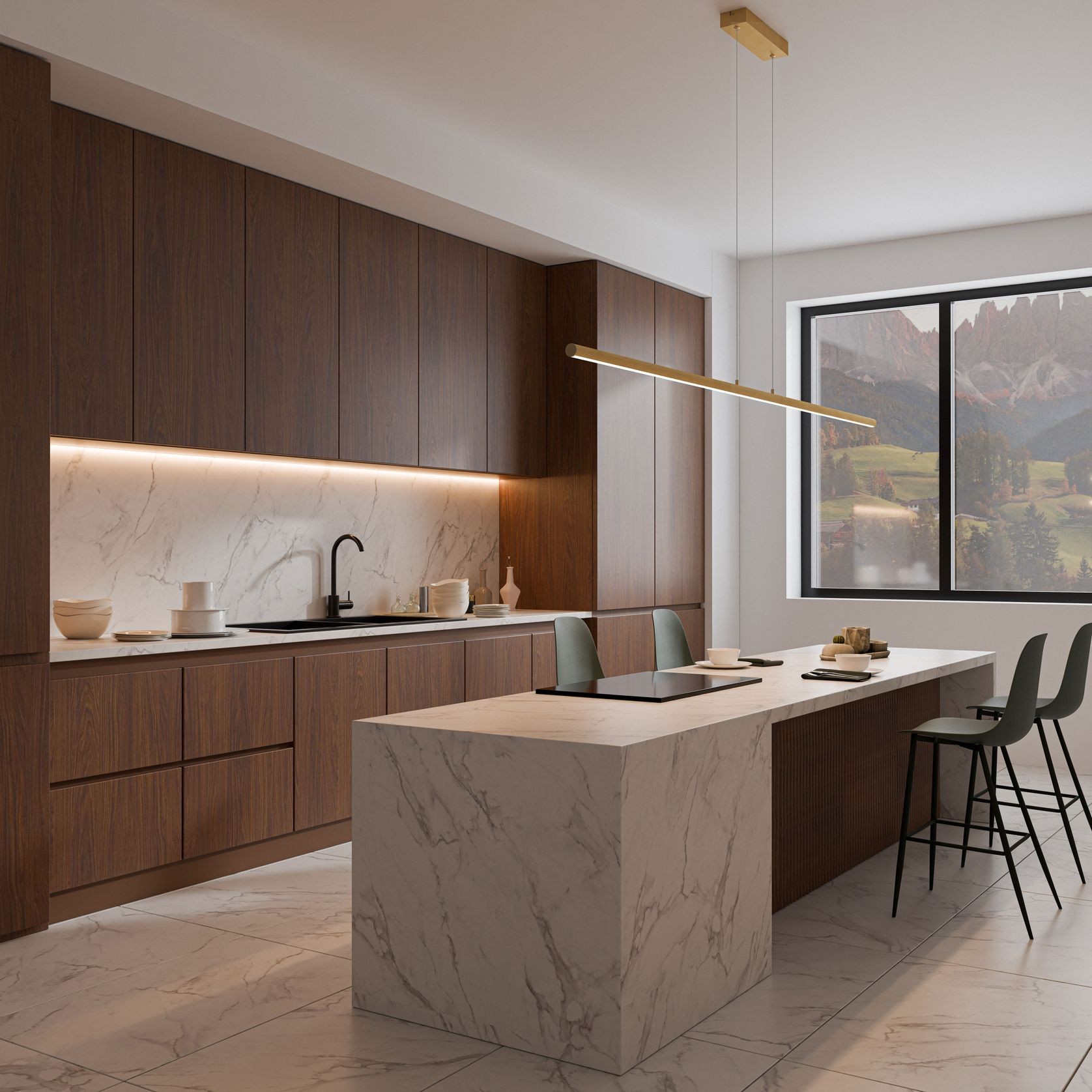 Aeris Fluted LED Light gallery detail image