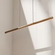 Aquila Ash LED Linear Pendant Light gallery detail image