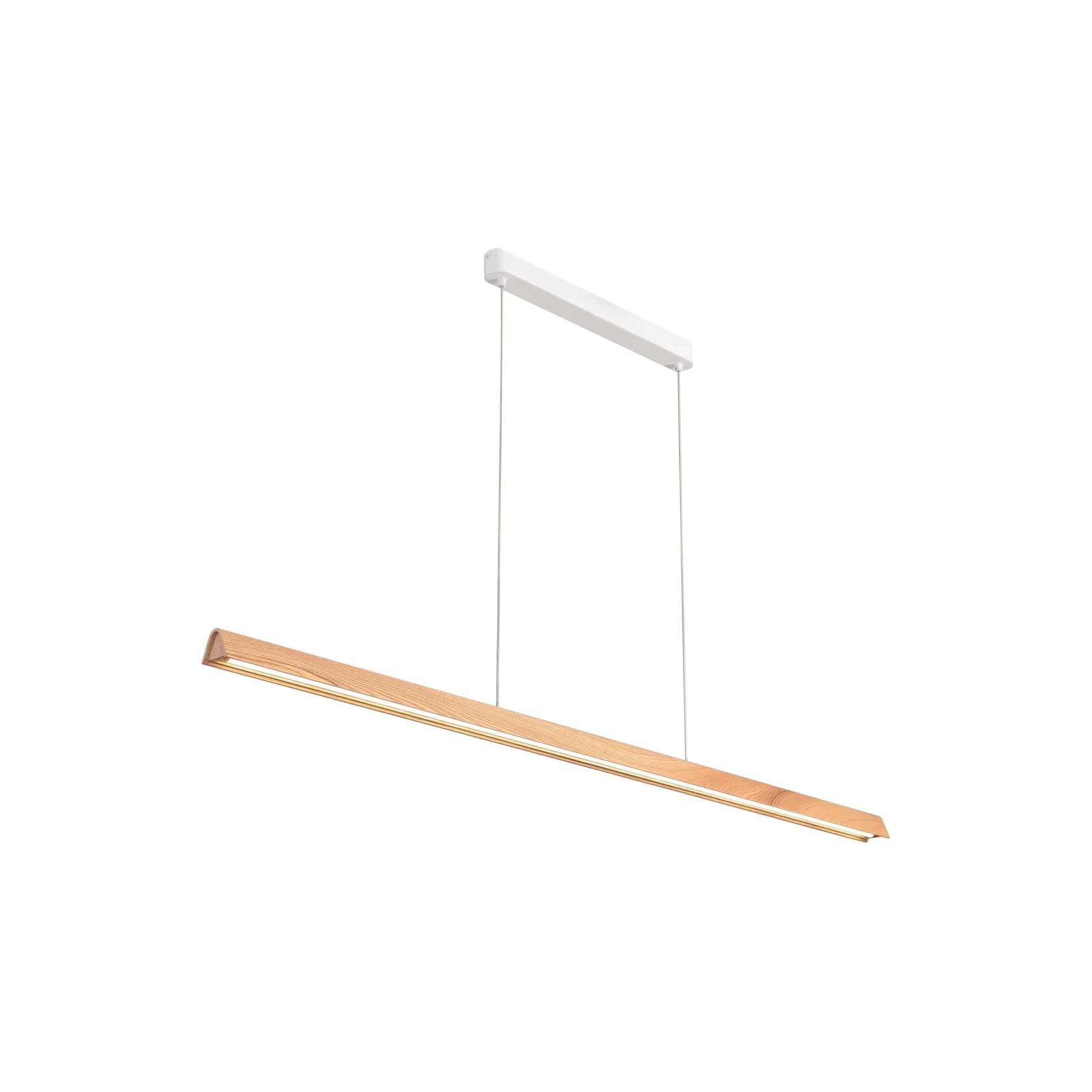 Avocent Ash Timber LED Linear Pendant Light gallery detail image