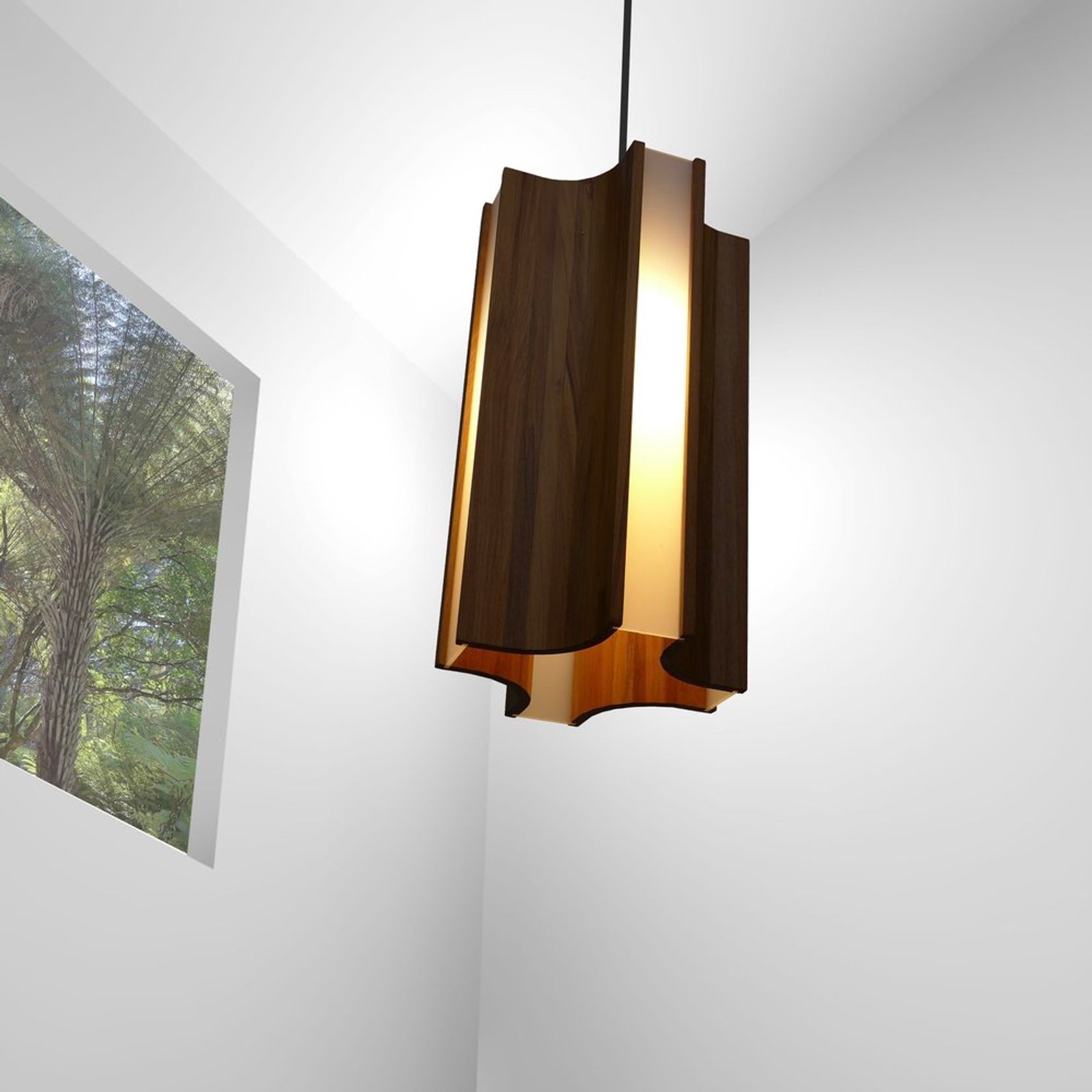 Axis Timber Pendant Light gallery detail image