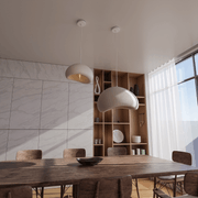 Cardinal Organic Textured Resin Pendant Light gallery detail image
