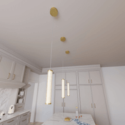 Charm Acrylic Fluted Pendant Light gallery detail image