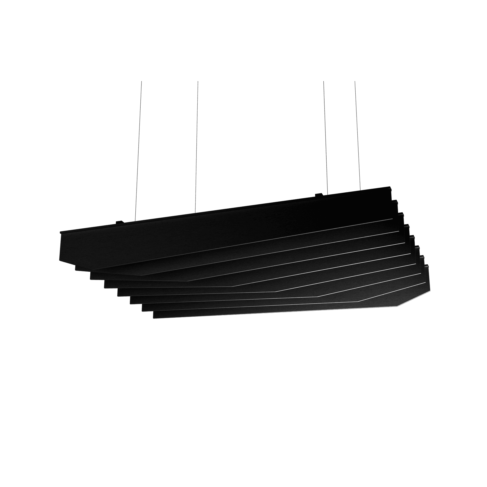Suspended Sound Absorbent Light Panel Rectangular gallery detail image