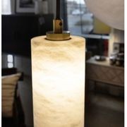 Pisa Pendant Small – 200mm – Alabaster gallery detail image