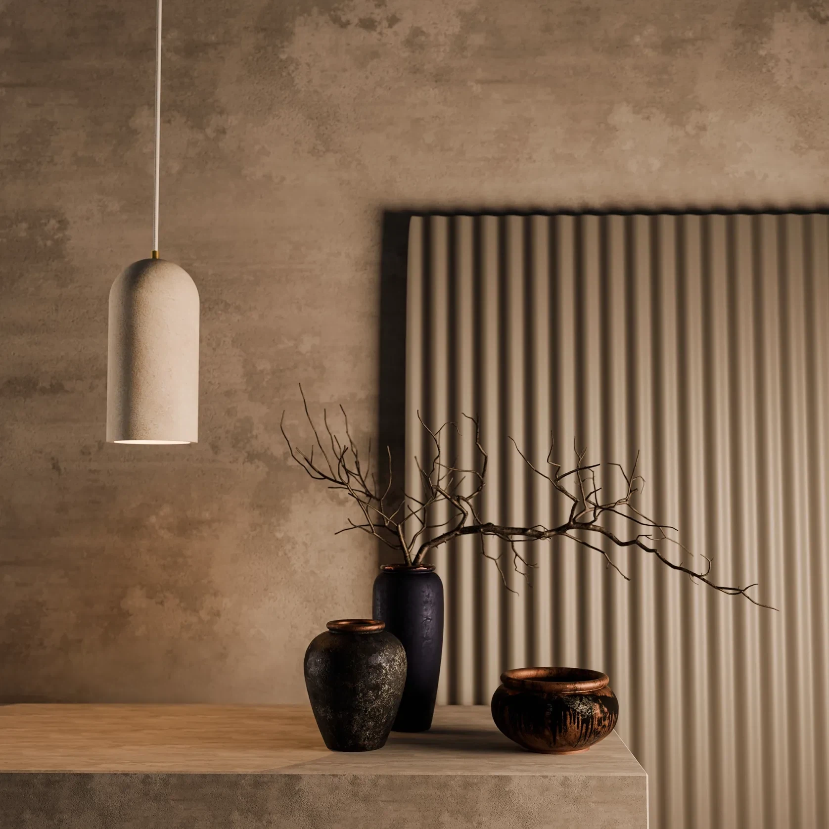 Inspire Crafted Travertine Light gallery detail image