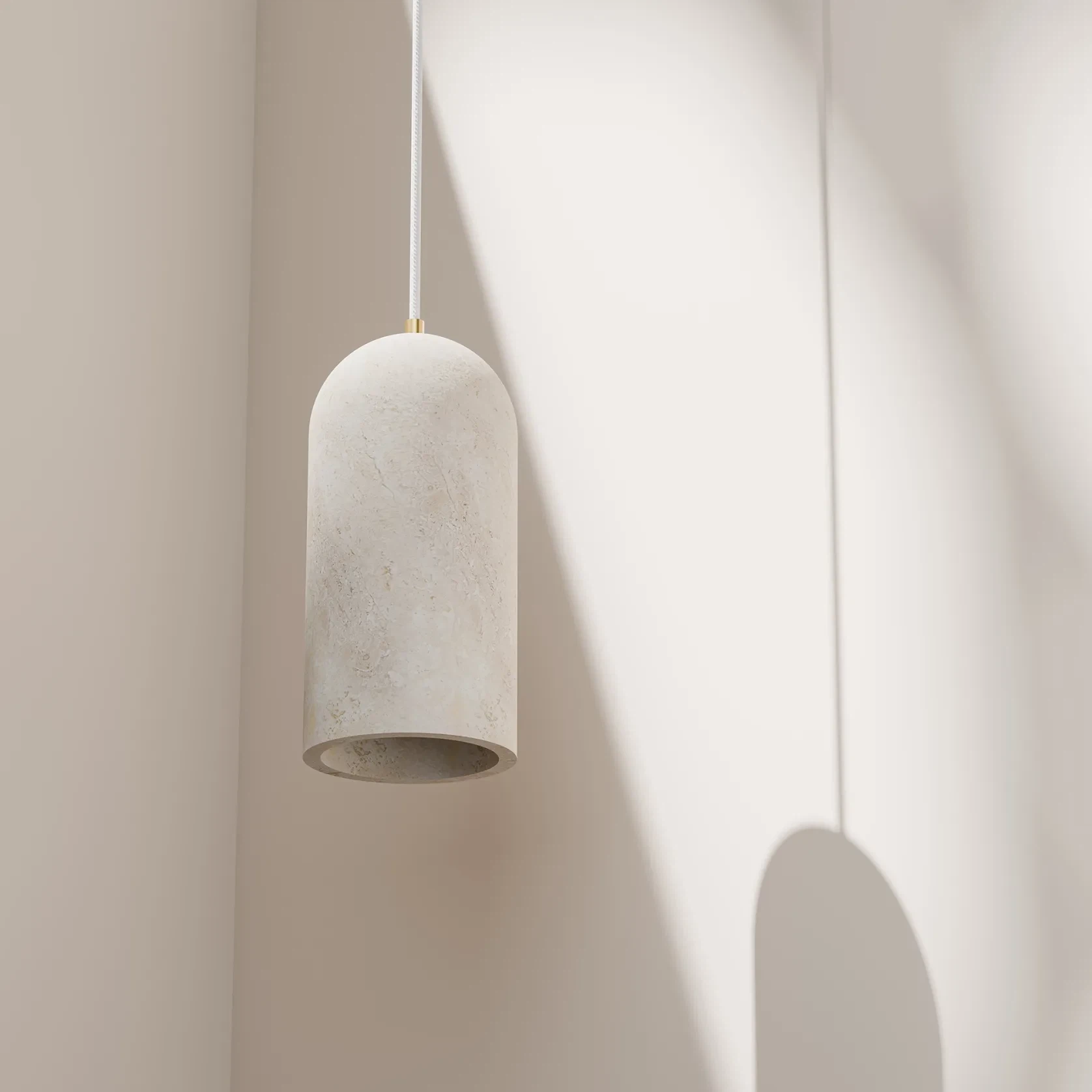 Inspire Crafted Travertine Light gallery detail image