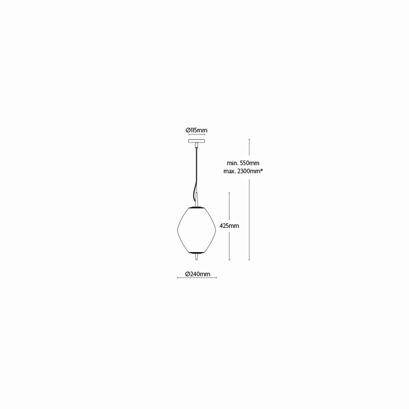 Nova Tall Pendant Light gallery detail image