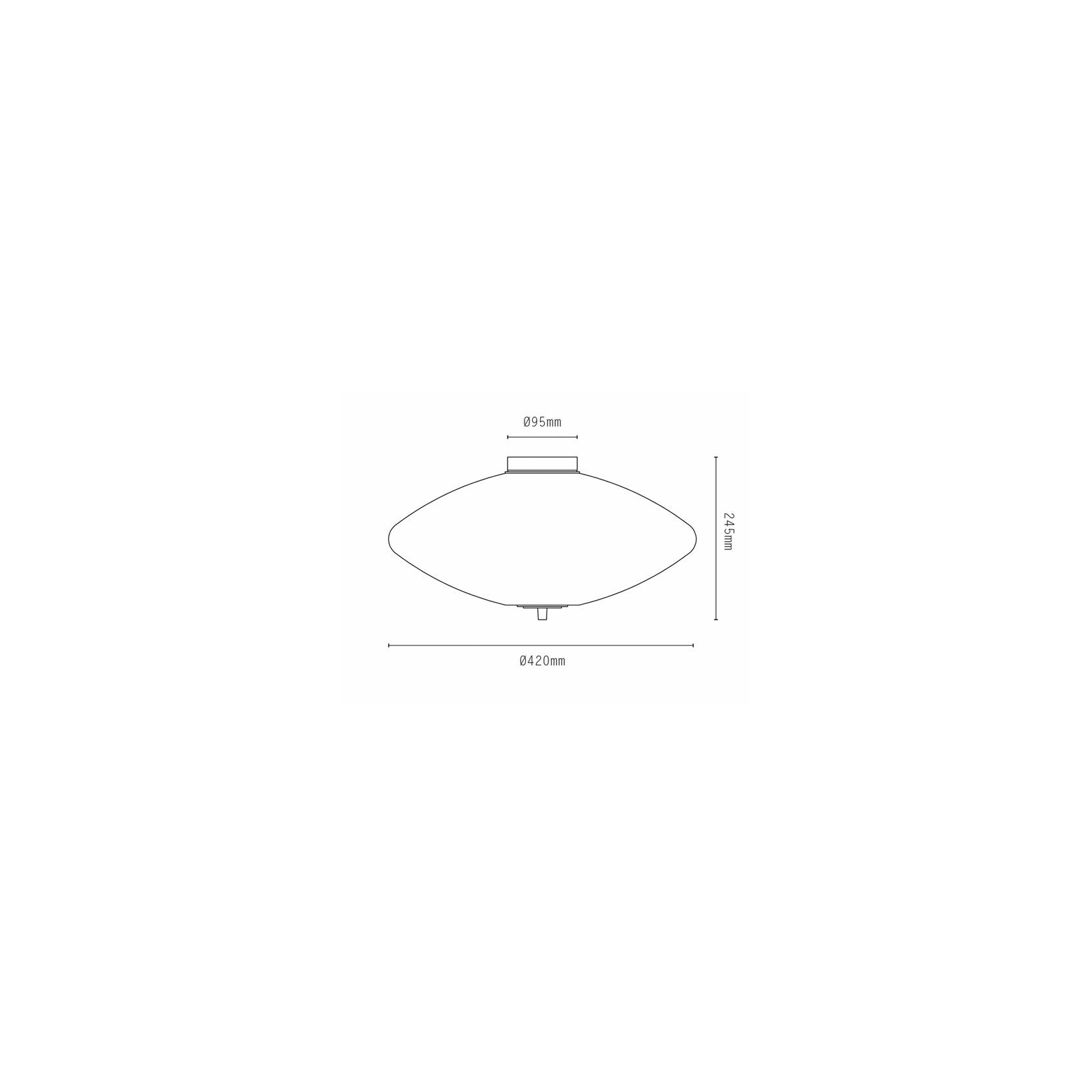 Nova Wide Pendant Light gallery detail image