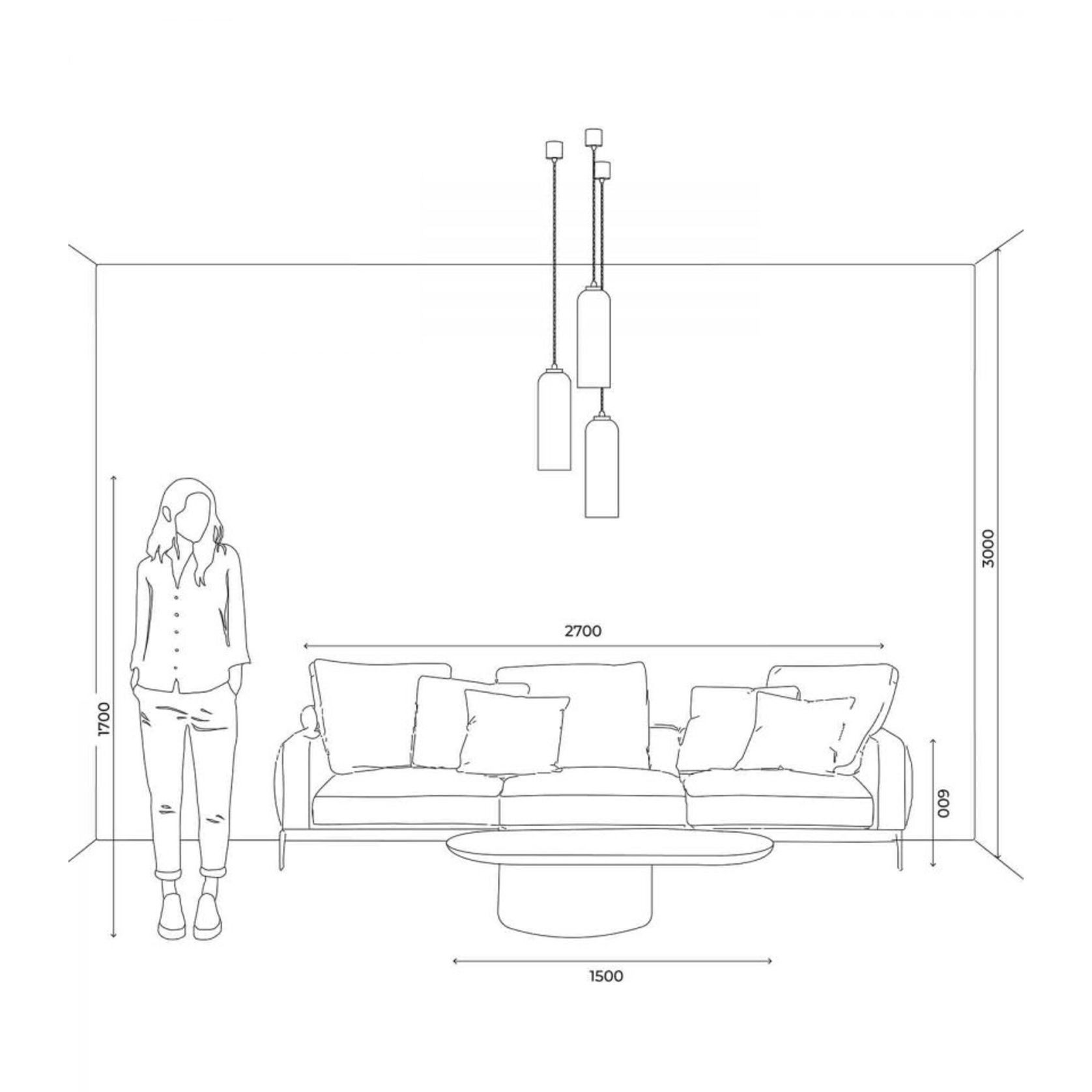 Parlour Elong Pendant Light gallery detail image