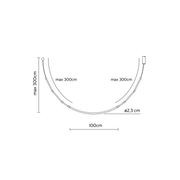 Leda Curve Pendant Light gallery detail image