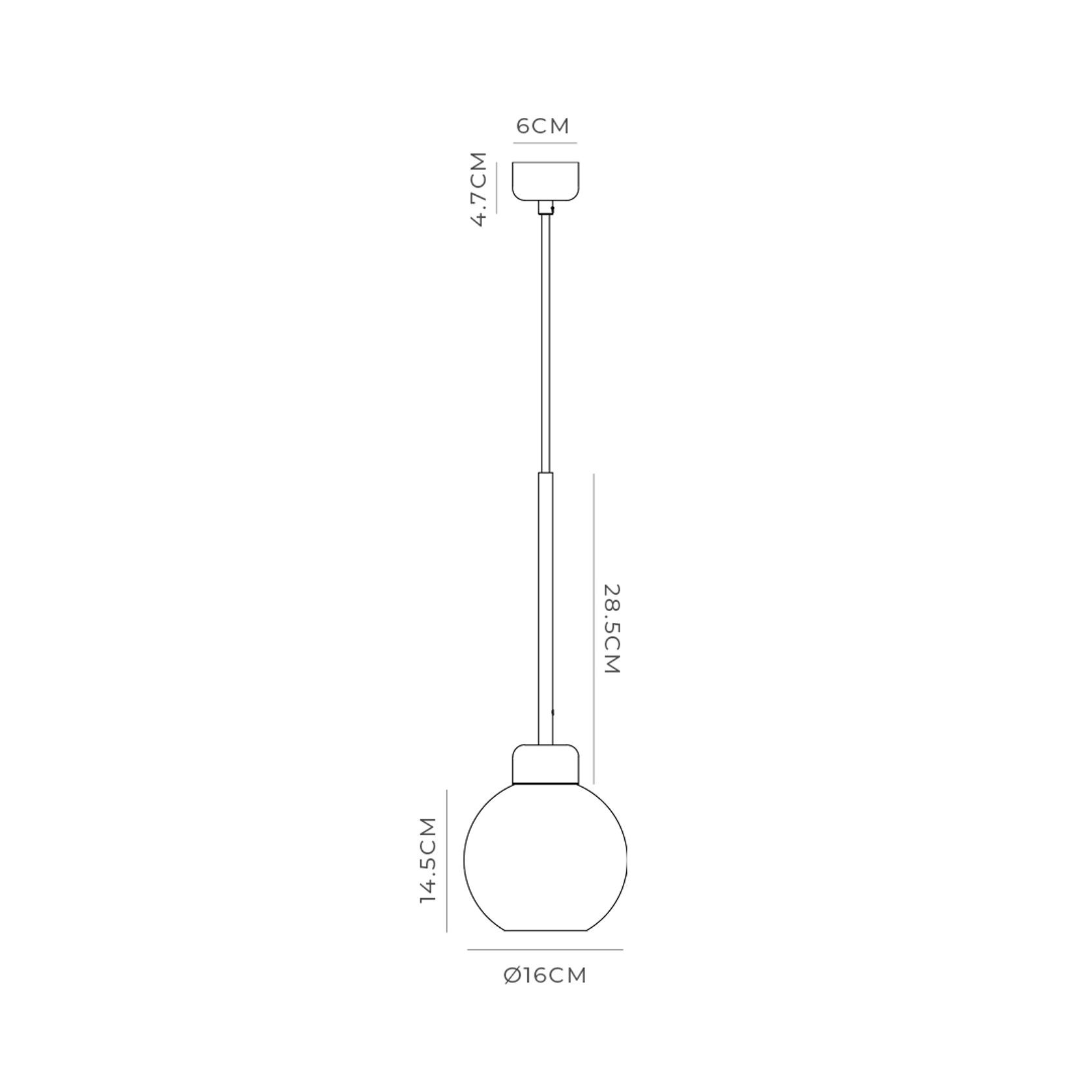 Parlour Lite Sphere Pendant Light gallery detail image