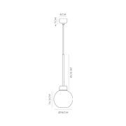 Parlour Lite Sphere Pendant Light gallery detail image