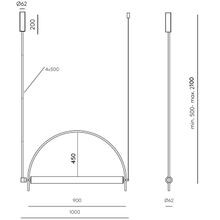 Arc Pendant Light gallery detail image