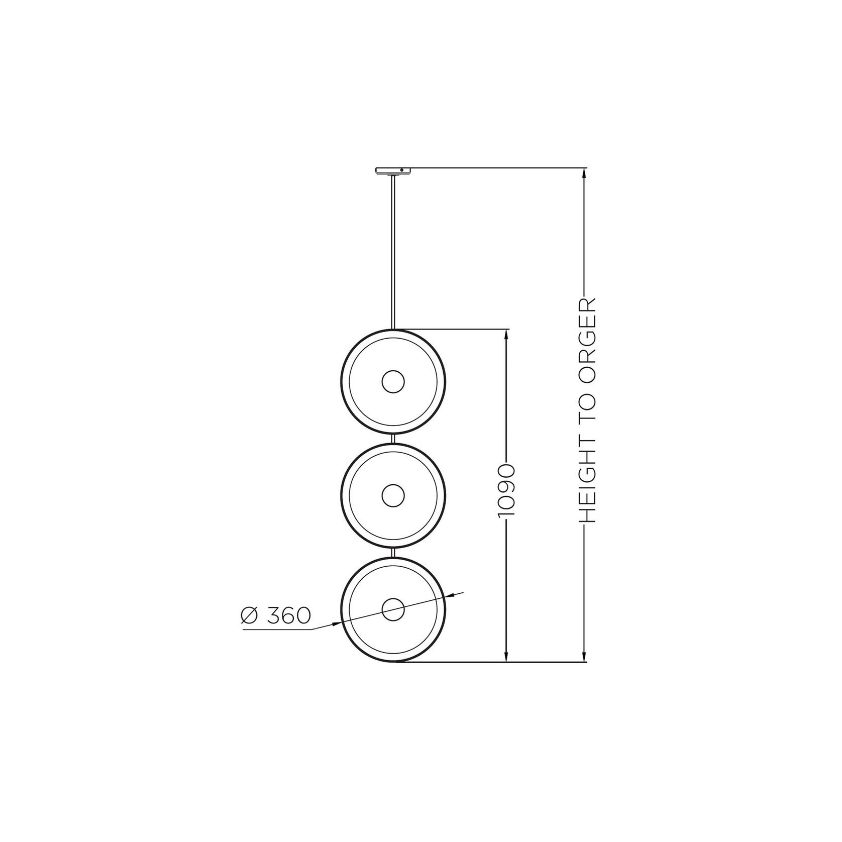 Beran 3lt Pendant Light gallery detail image