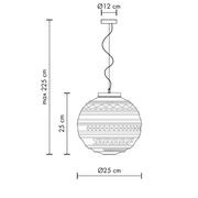 Braille Pendant Light gallery detail image