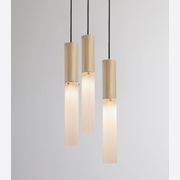 Flume Alabaster 3lt Pendant Light gallery detail image