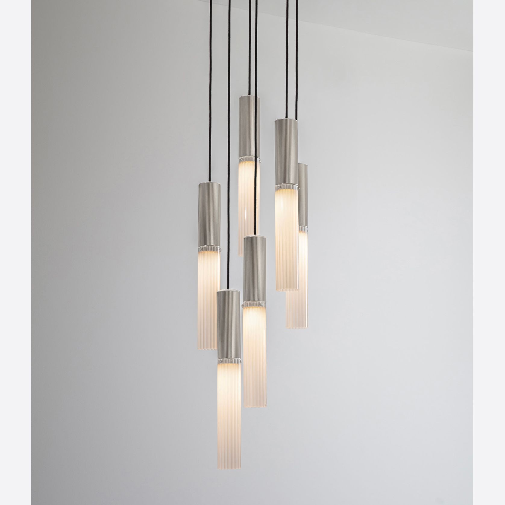 Flume Alabaster 6lt Pendant Light gallery detail image
