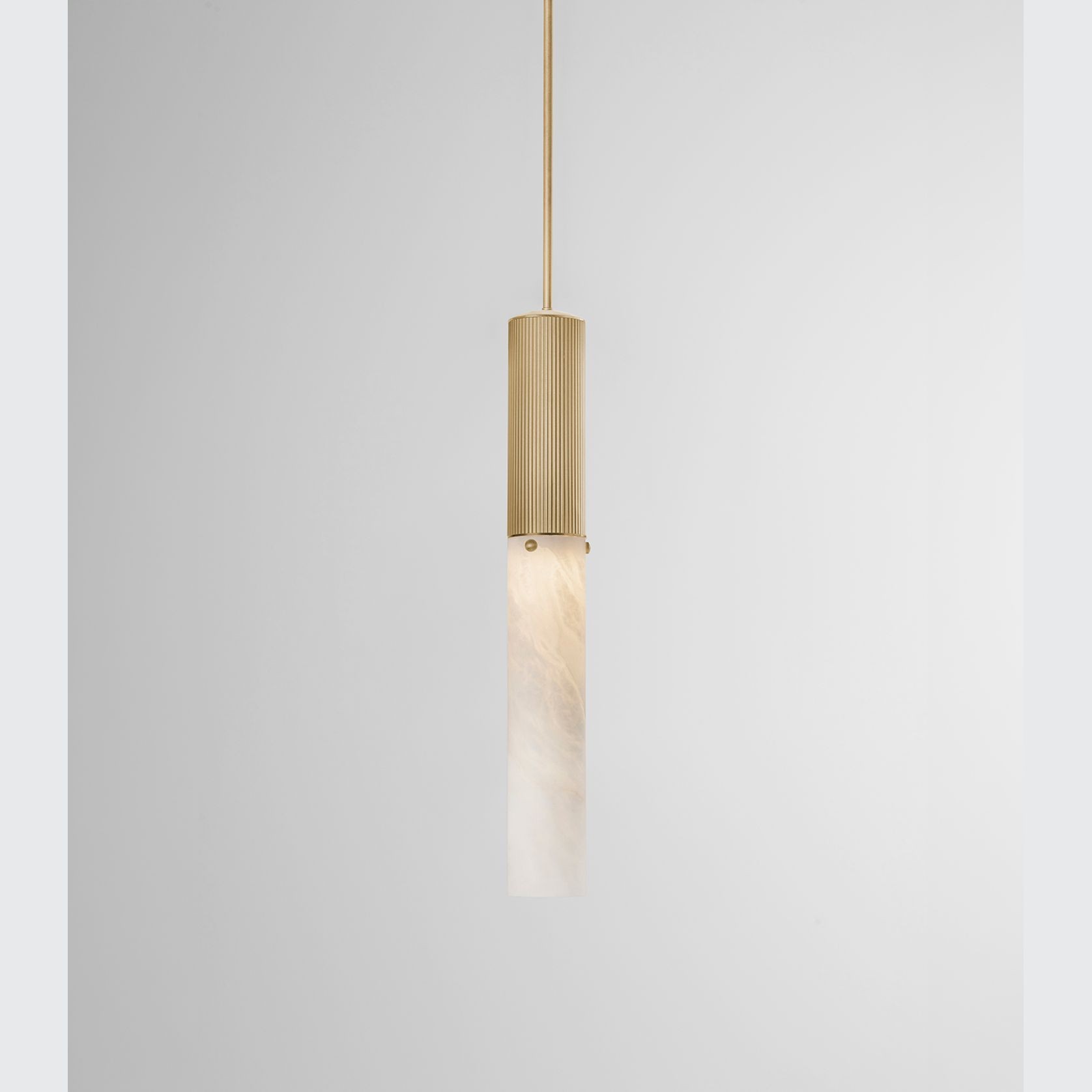 Flume Alabaster Pendant Light gallery detail image