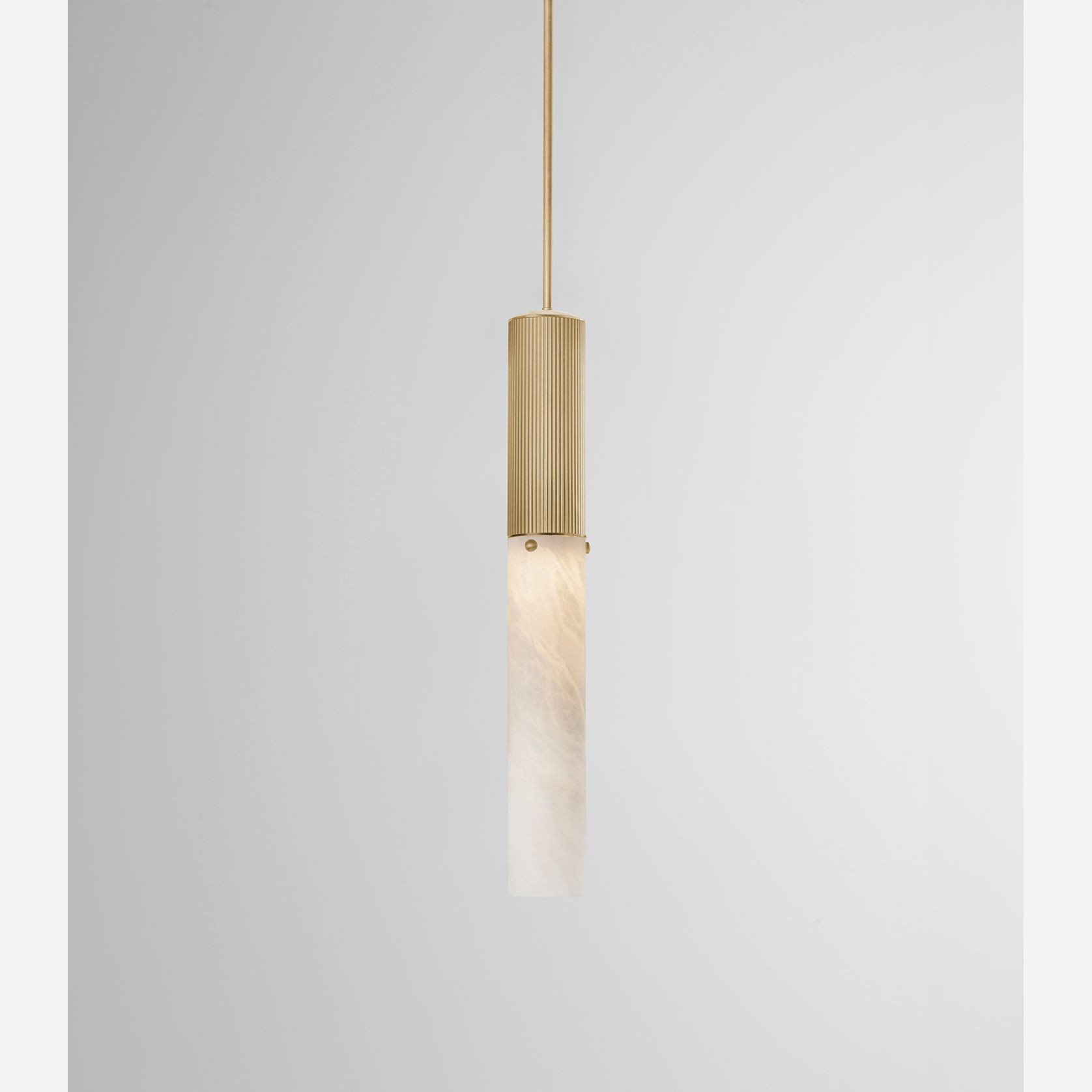Flume Alabaster Pendant Light gallery detail image