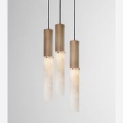 Flume Alabaster 3lt Pendant Light gallery detail image