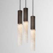 Flume Alabaster 3lt Pendant Light gallery detail image