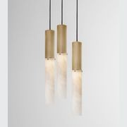 Flume Alabaster 3lt Pendant Light gallery detail image