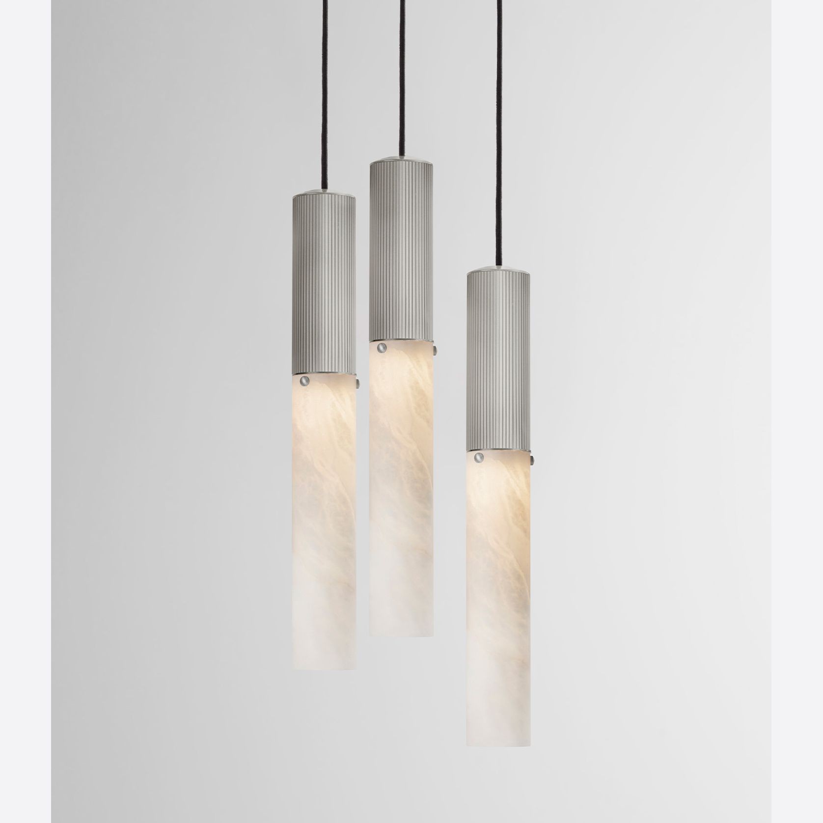 Flume Alabaster 3lt Pendant Light gallery detail image
