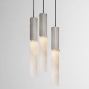 Flume Alabaster 3lt Pendant Light gallery detail image