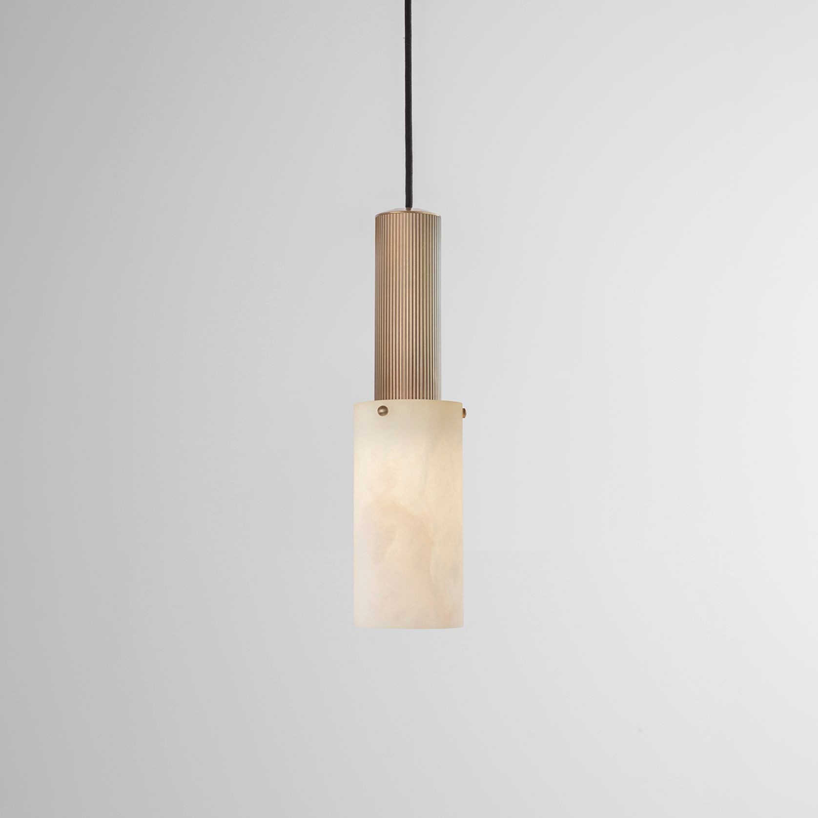 Flume Large Alabaster Pendant Light gallery detail image
