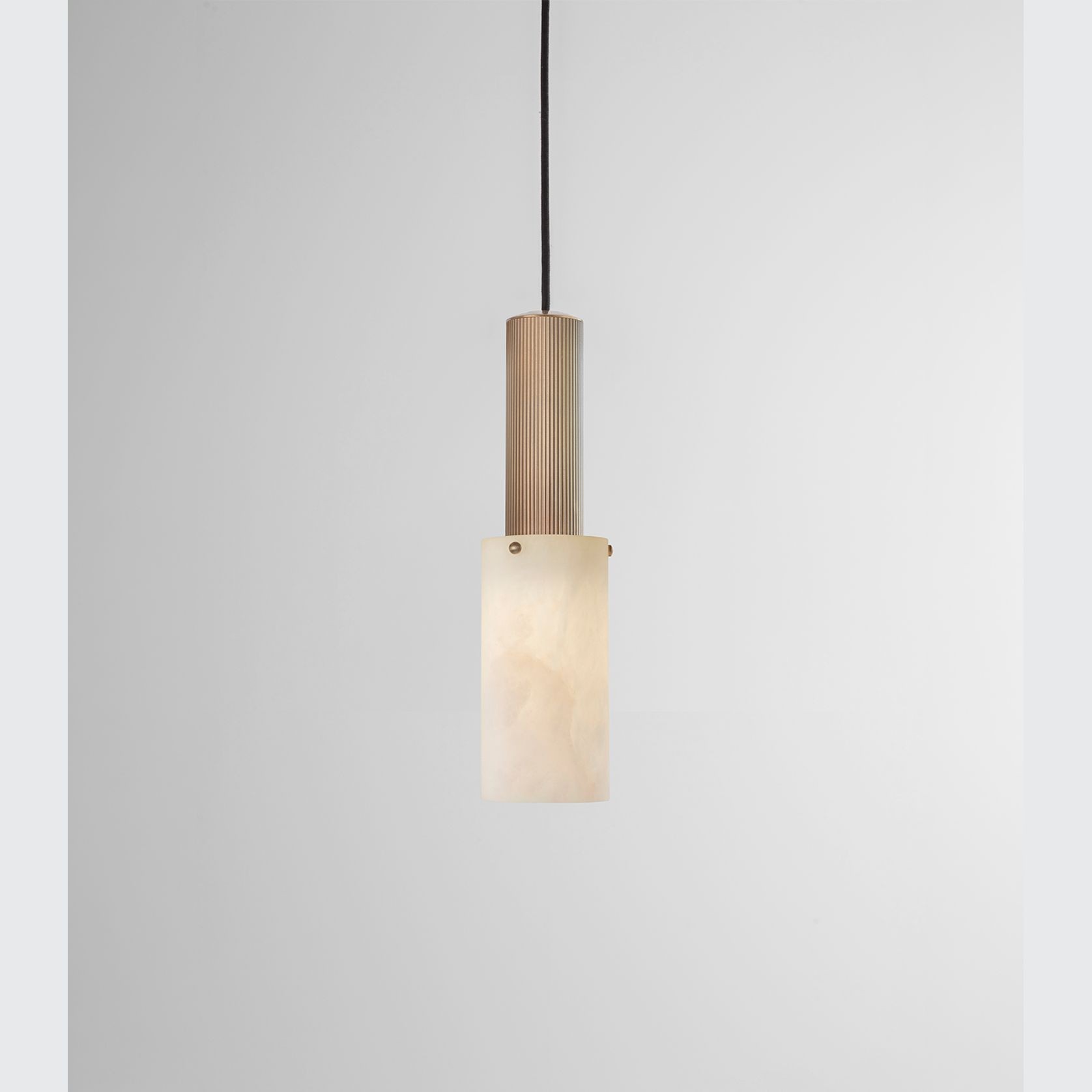 Flume Large Alabaster Pendant Light gallery detail image