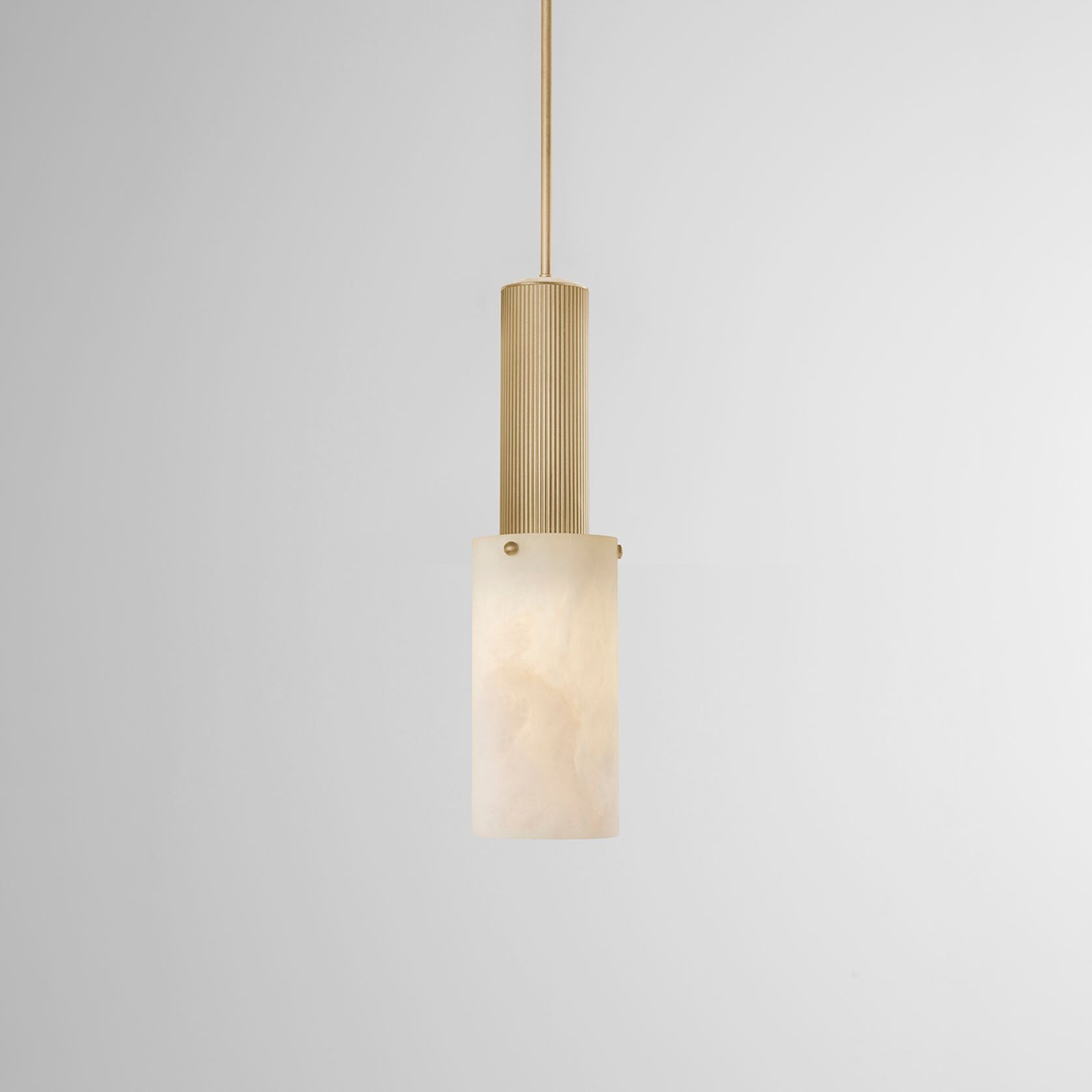 Flume Large Alabaster Pendant Light gallery detail image