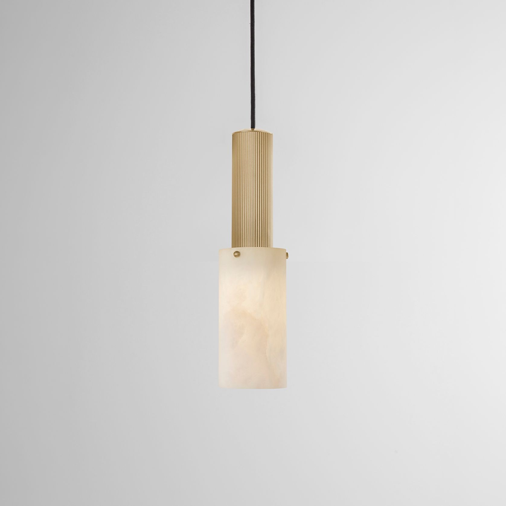 Flume Large Alabaster Pendant Light gallery detail image