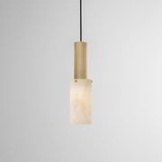 Flume Large Alabaster Pendant Light gallery detail image