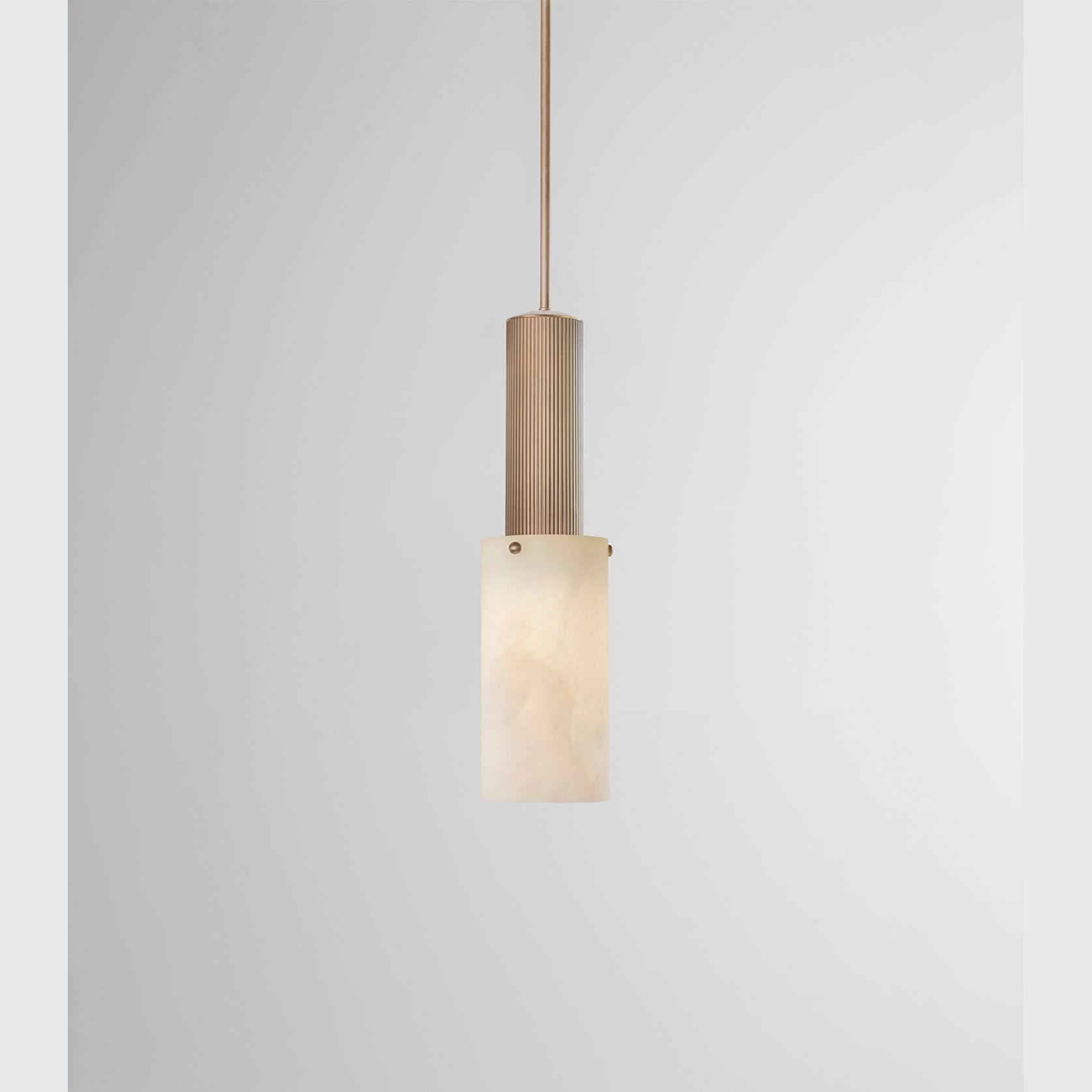 Flume Large Alabaster Pendant Light gallery detail image