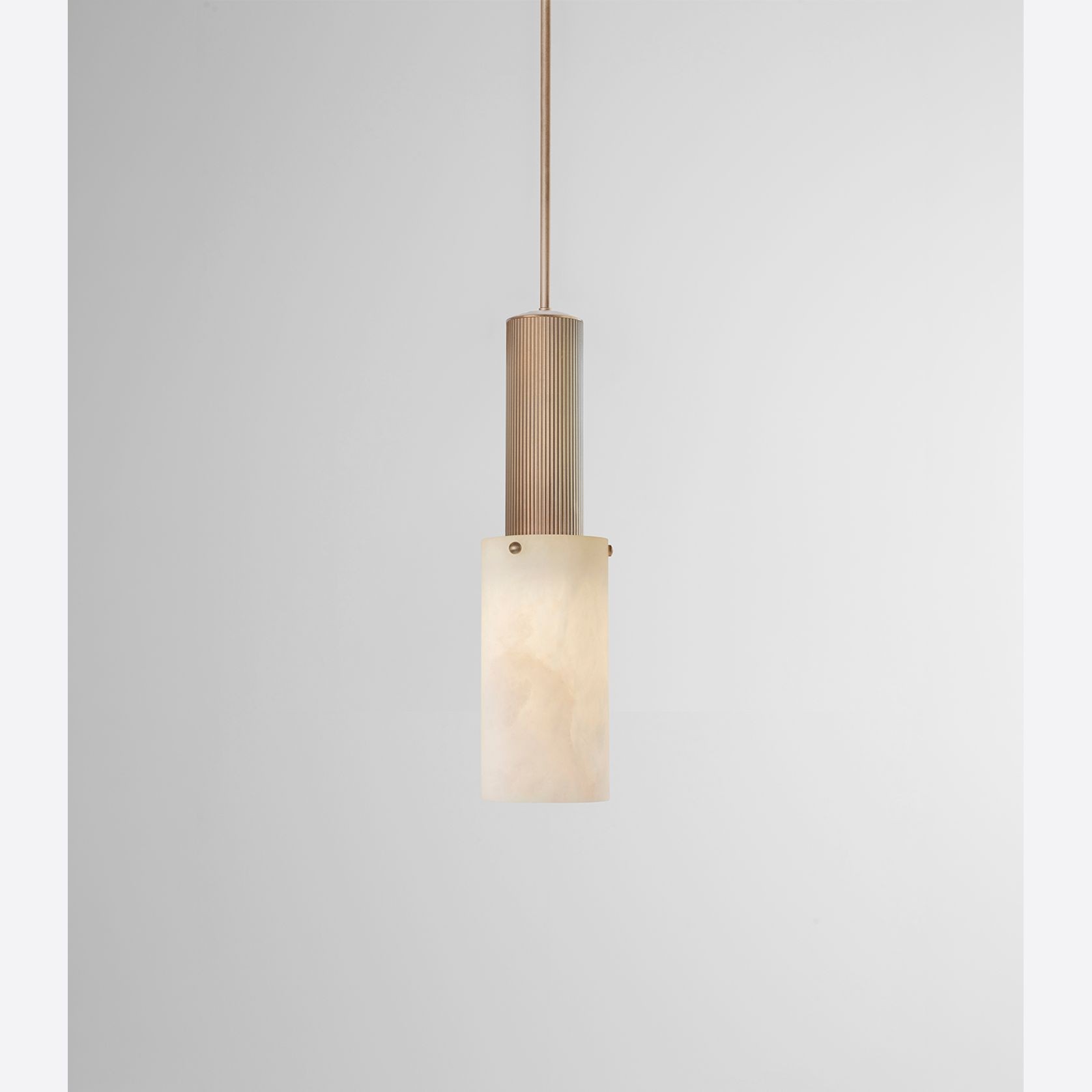 Flume Large Alabaster Pendant Light gallery detail image