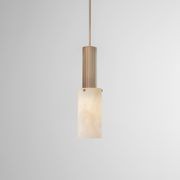 Flume Large Alabaster Pendant Light gallery detail image