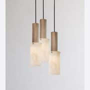 Flume Large Alabaster 3lt Pendant Light gallery detail image