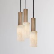 Flume Large Alabaster 3lt Pendant Light gallery detail image